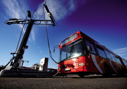 Biogas driver lokaltrafiken i många kommuner. 