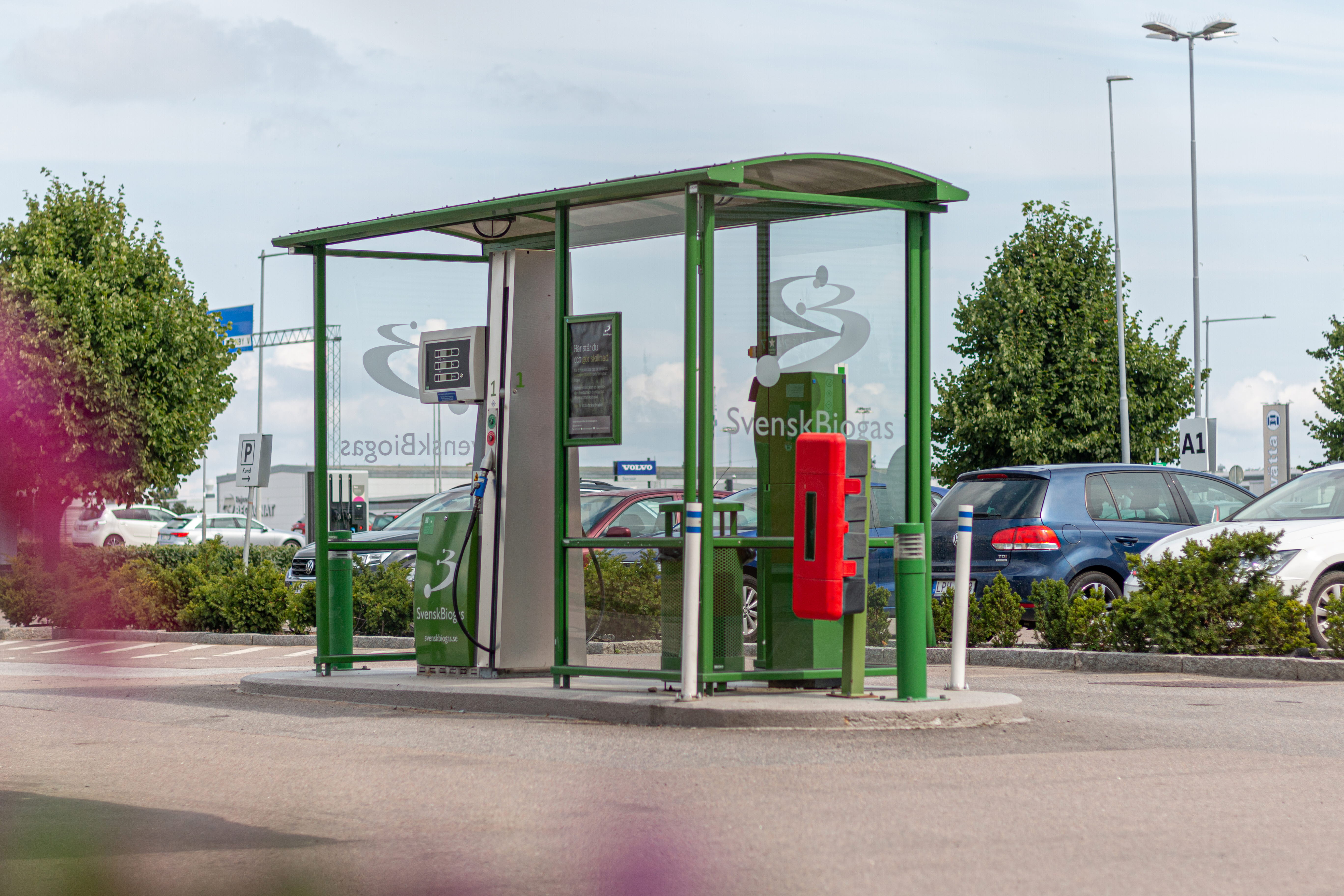 Biogasmack på Roxstorpsgatan